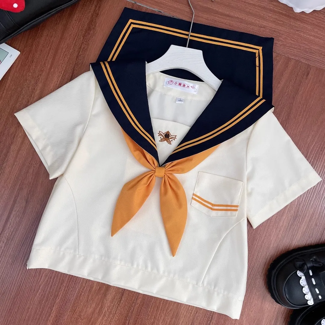 Uniforme da marinaio uniforme scolastica da donna S-XL Uniformi scolastiche giapponesi JK Studente Ragazza Vestito da marinaio Costume coreano Seifuku