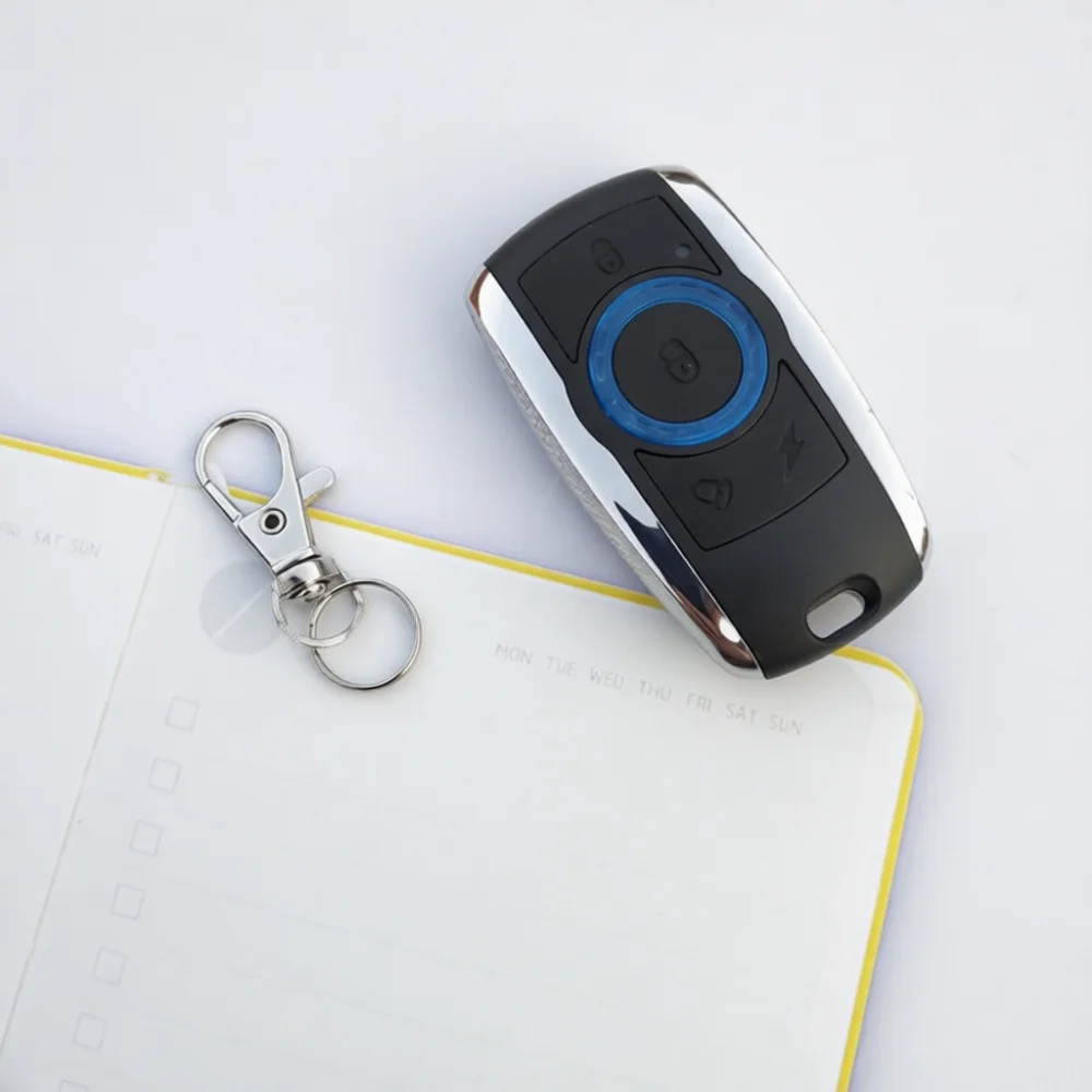 Replacement Remote Control Shell Case For Electric Vehicle Anti Theft Alarm Fob Aluminum Alloy Housing Cover Kit