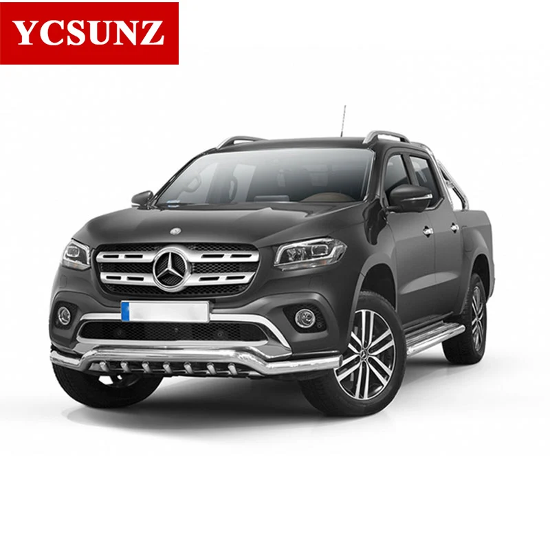 Acrylic Bonnet Guard Protector For Mercedes-benz X-class 2018 2019 Double Cabin Car Styling YCSUNZ