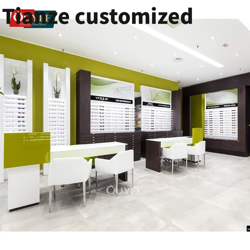 Customized-Factory Optical Display Cabinets Wall Mental Eyeglass Display Sunglass Display Rack Optical Store Fixture