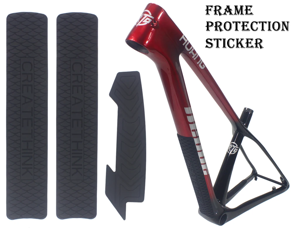 HEPPE Fahrradrahmen Kratzfester Schutzaufkleber MTB Rennrad Anti-Kratz-Aufkleber Fahrrad Silikon Schutz Kettenschutz – Detail 5