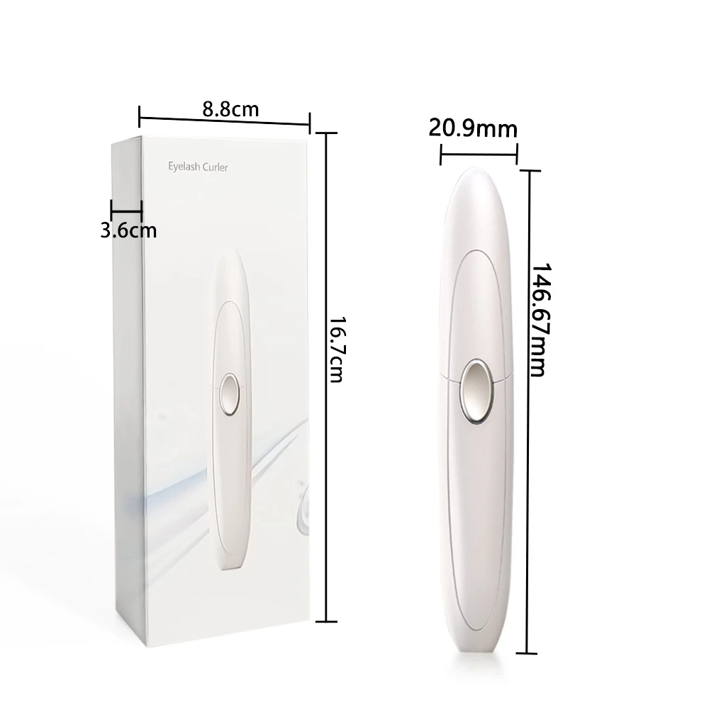 جديد 2 في 1 المحمولة ساخنة رمش بكرة الشعر طويلة الأمد الشباك USB 3 سرعة وضع درجة الحرارة الجمال أداة عيد الميلاد هدية عيد ميلاد #6