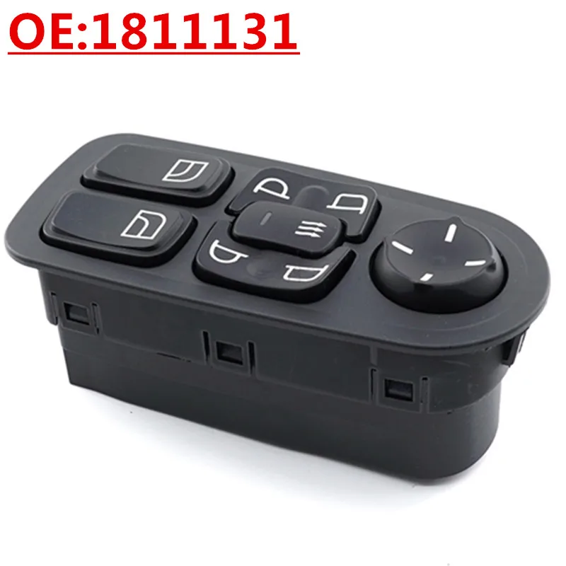 

Новый OE: 1811131 Подходит для аксессуаров для грузовиков DAF, переключатель управления стеклоподъемником, переключатель регулировки электрического стекла