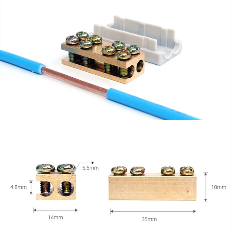 High power wire connector main line 1-6mm2 branch line 1-6mm2 high quality copper conductor quick connector T-clamp