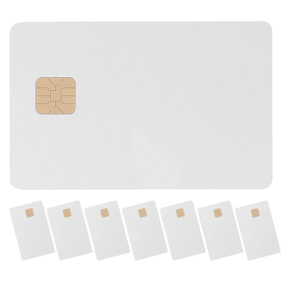 8 قطعة بطاقات Ic بطاقات بيضاء فارغة مع رقاقة 2K الذاكرة لنظام التحكم في الوصول الذكية بطاقة بولي كلوريد الفينيل العلامة وقوف السيارات الاستخدام المنزلي