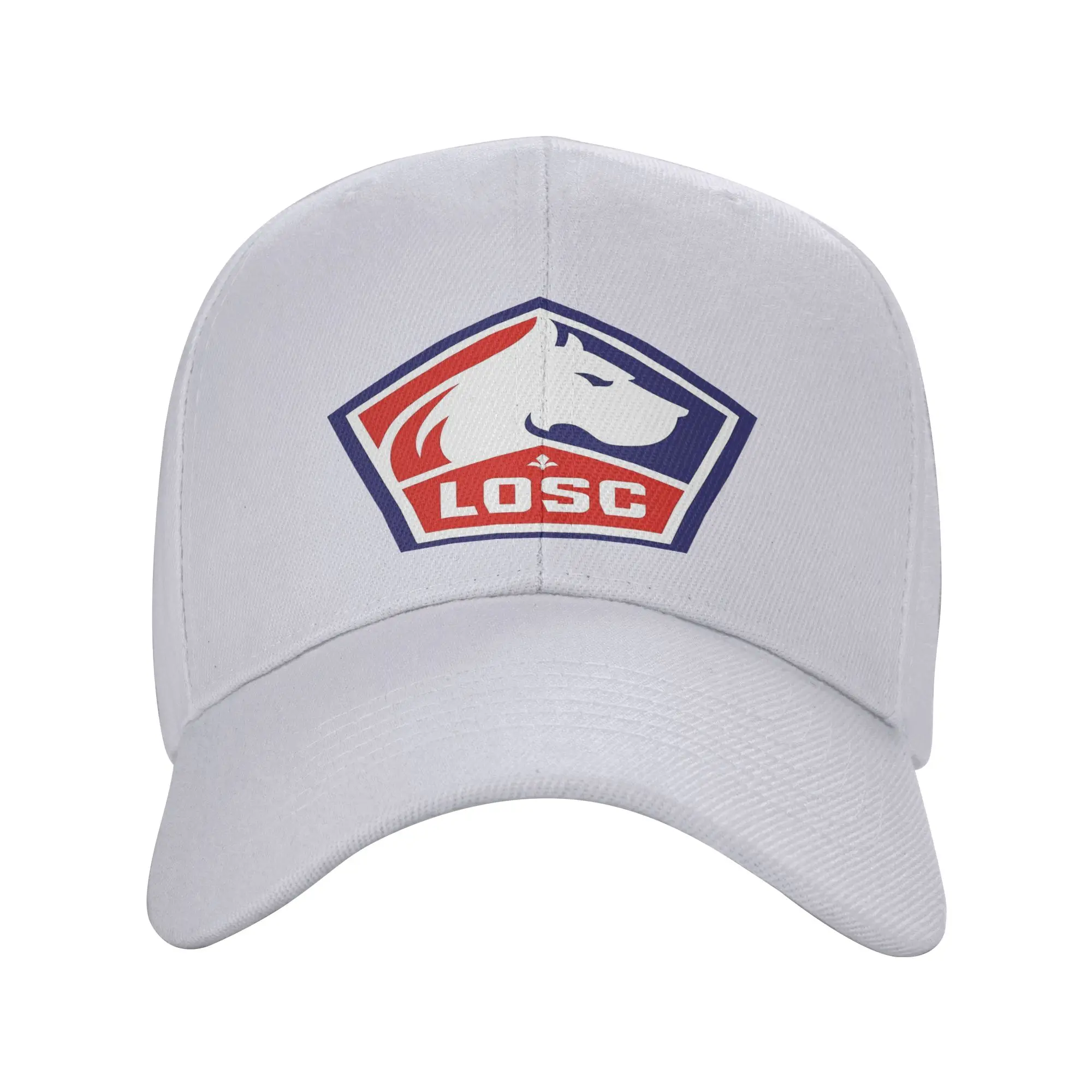 

100 Coton Clubs Football Losc Lille Curved Brim Baseball Cap Holiday Travel Women Hat