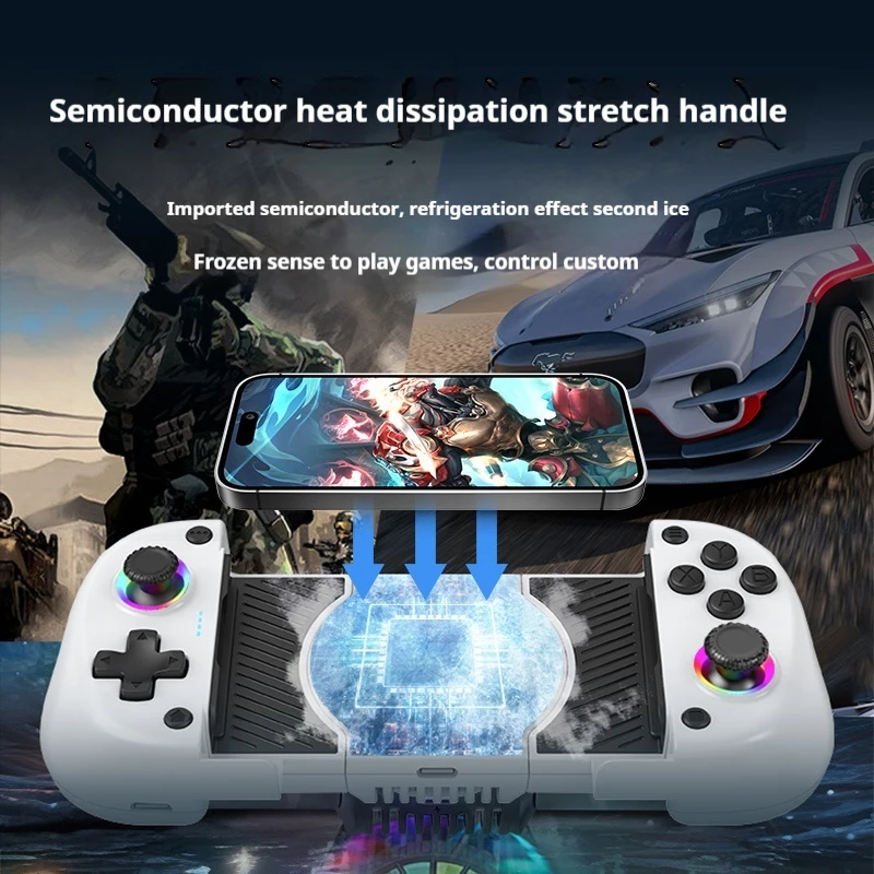 

X5mini Android mobile phone game handle heats up cools pulls up Bluetooth joystick supports switch Genshin Impact peripherals