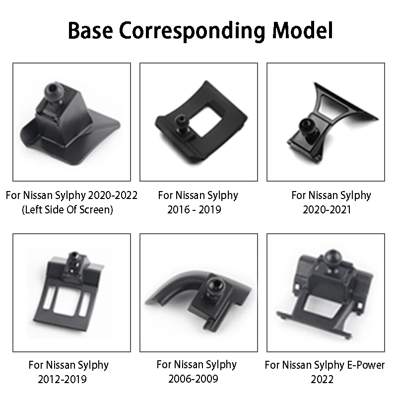 Car Mobile Phone Holder For Nissan Sylphy E-Power 2006-2022 Dashboard Air Vent GPS Gravity Stand Special Mount Bracket