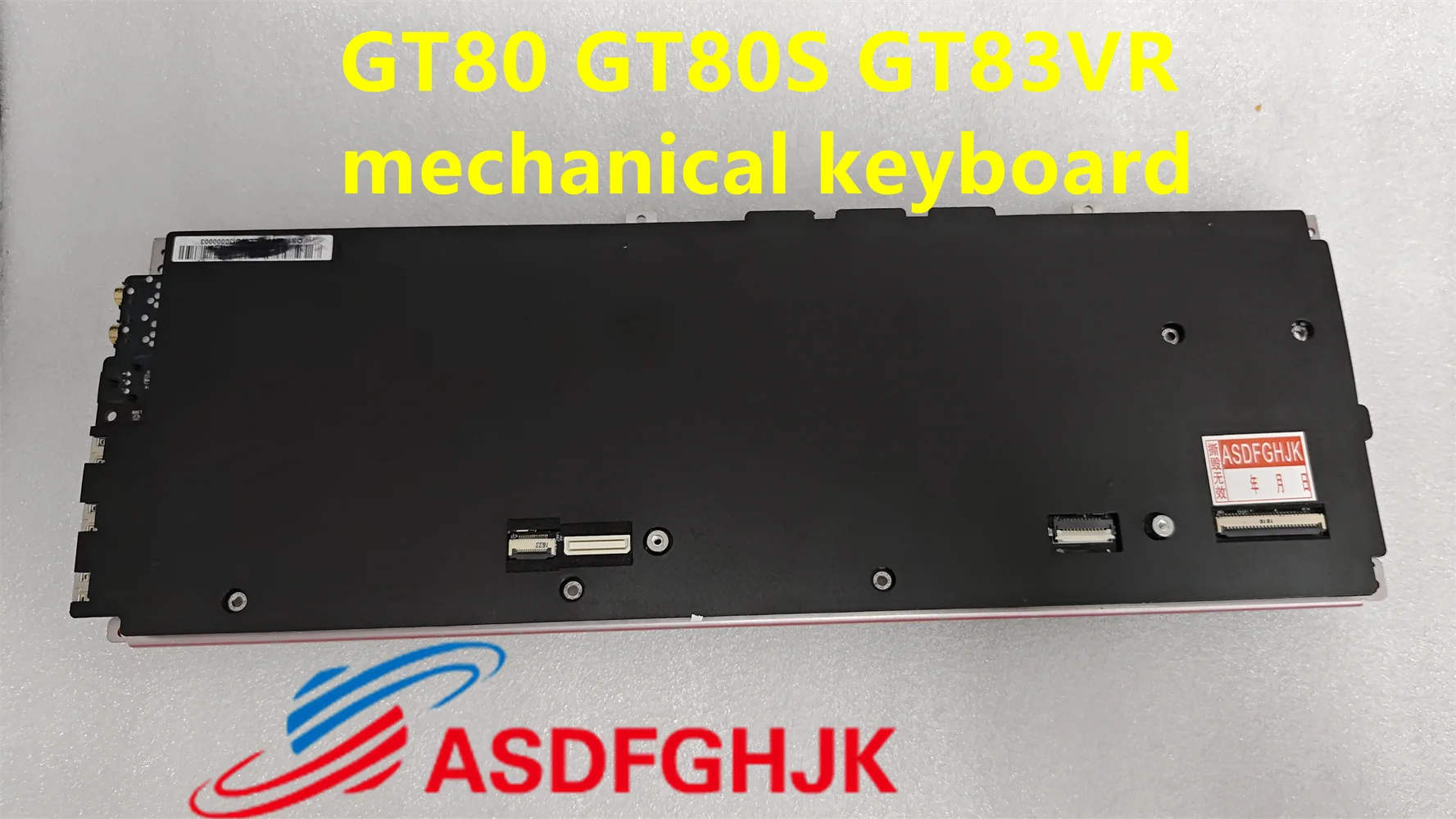 

Red Backlit English Mechanical Keyboard For MSI GT80 2QC 2QD 2QE GT80S 6QD 6QE 6QF GT83 8RF 8RG GT83VR 6RE 6RF 7RE 7RF English