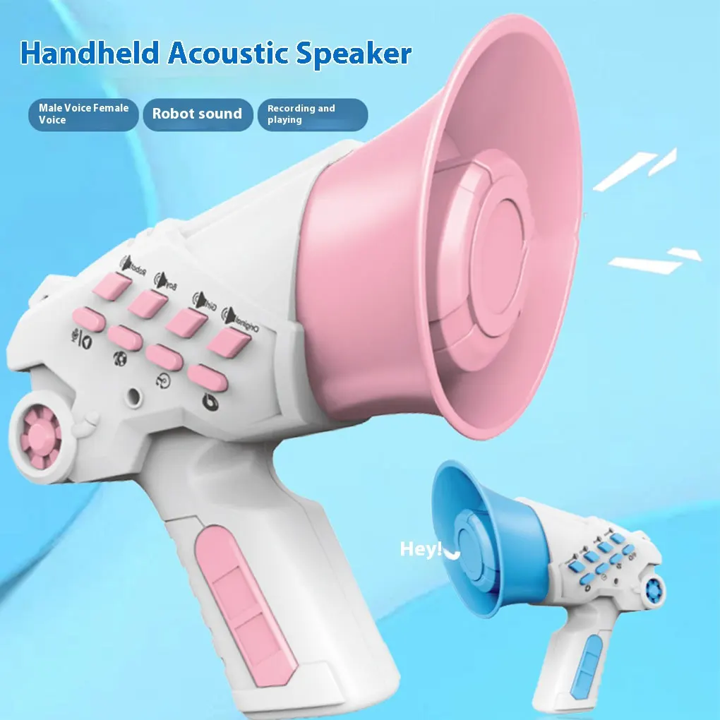 Electric Megaphone Toy For Kids Record And Transform Voices Easily Childrens Voice Megaphone Toy