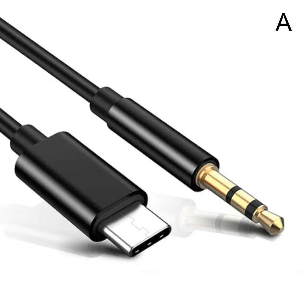 Aux Audio Cable Type-C USB-C To 3.5mm Male Audio Jack AUX Cable Adaptor Wire Line For Xioami Accessories