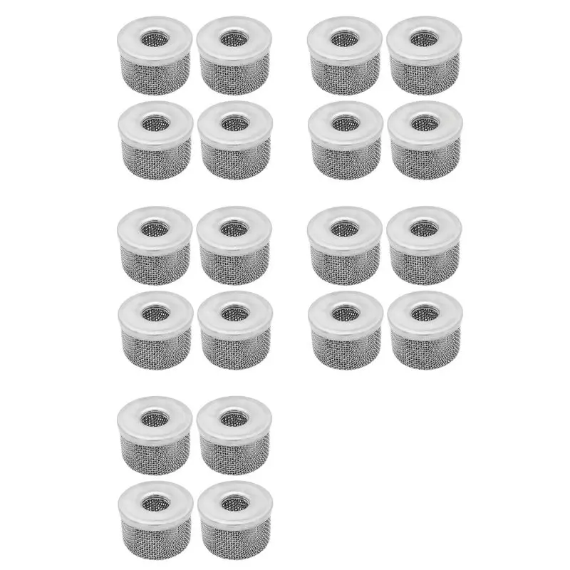 ABRU-20Pcs 181073 Or 181-073 Pump Inlet Strainer,Screen Filter 1/2In NPT Thread Stainless Steel