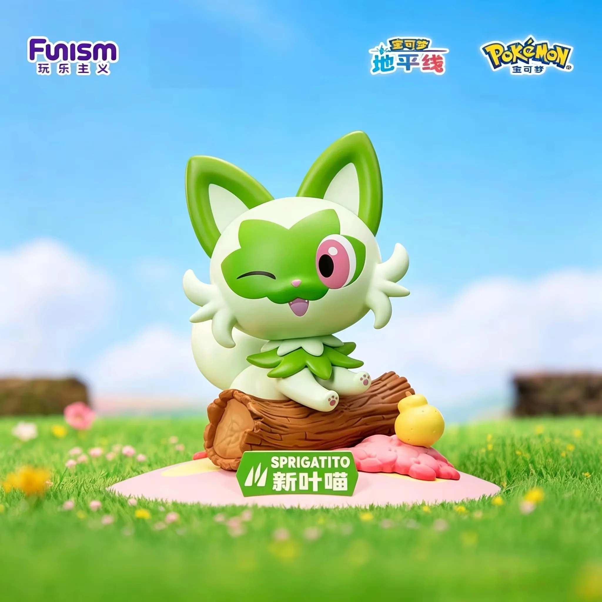 In Stock Official Funism Pokémon Scarlet Violet Starters Sprigatito Quaxly Fuecoco Figure Collectible Toy Desk Ornament Gift