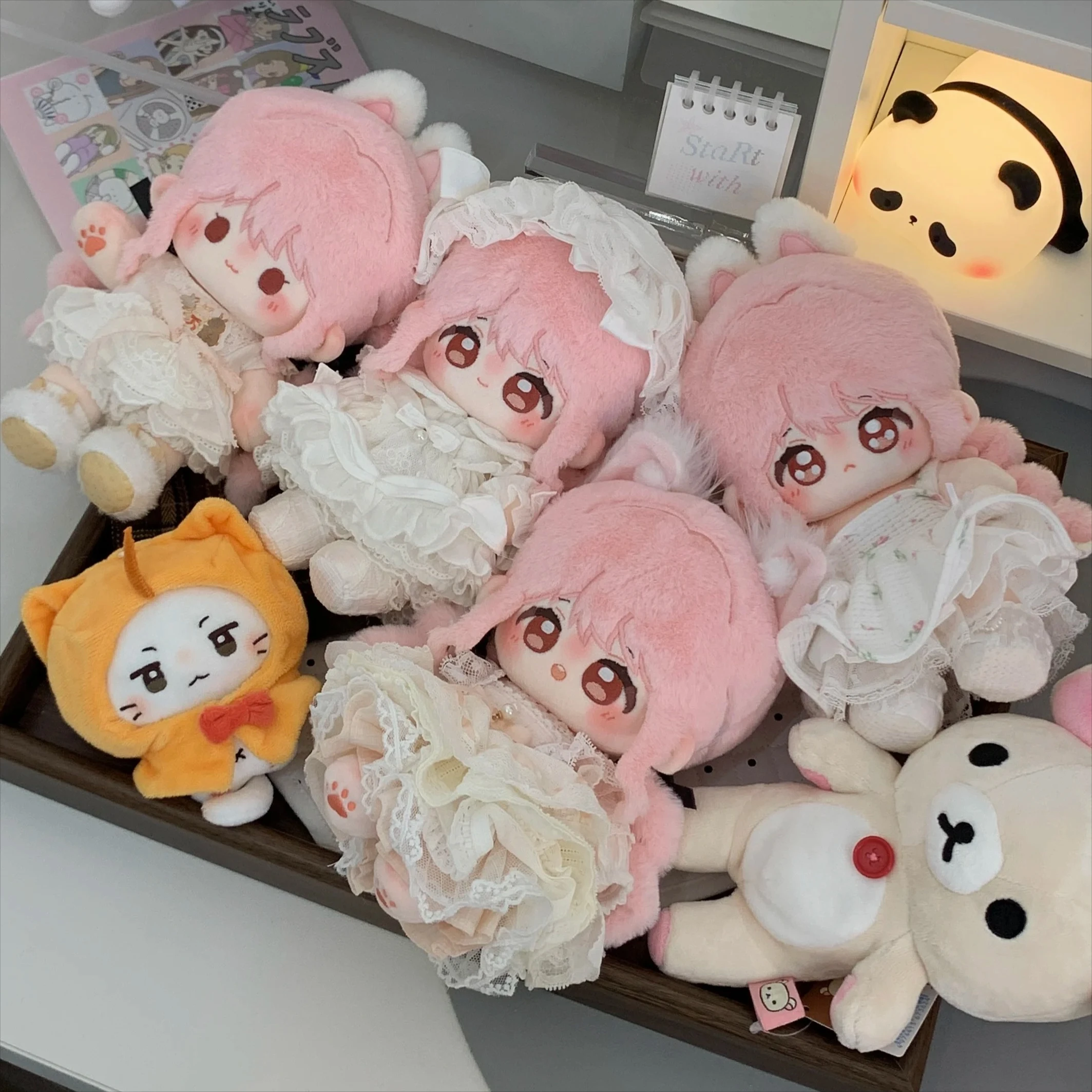 

Infinity Nikki 20 см милая розовая хлопковая кукла нормальное тело плюшевые игрушки косплей аниме фигурка мягкие плюшевые талисман плюшевые детский подарок