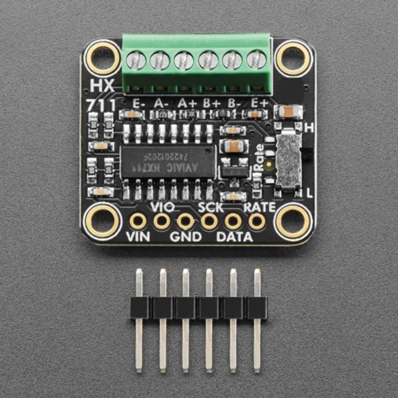 1PCS HX711 24-bit Analog to Digital Conversion Module, Signal Acquisition Board for Load Cell & Strain Gauge Sensor