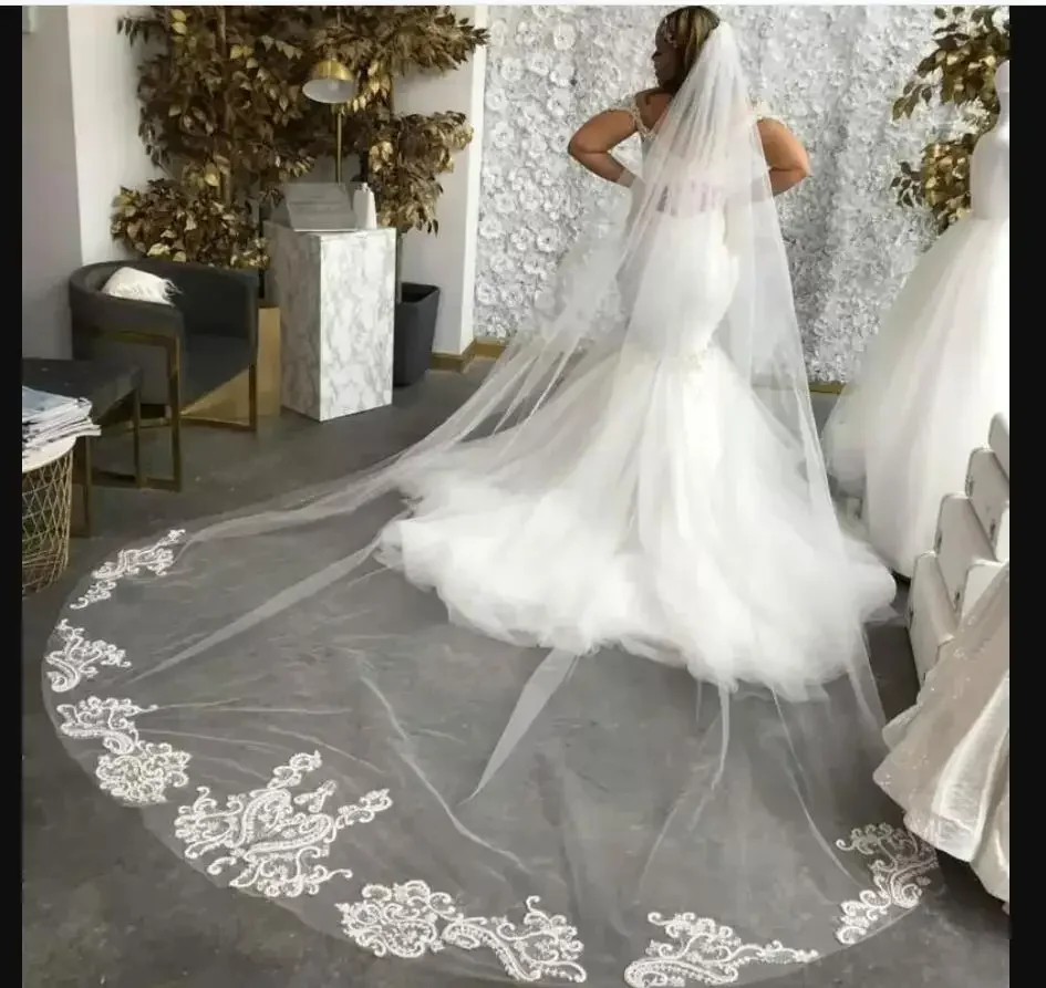 Robes de mariée sirène personnalisées, robes de mariée à train de balayage, superbe robe éducative, patients en dentelle, tout ce qui a été initié