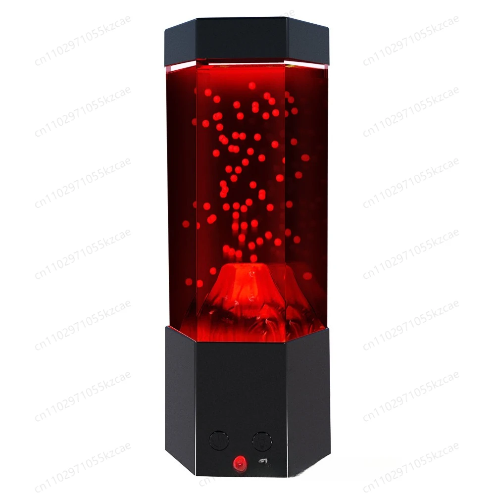Creative Lava Mood Lamp – 9-Inch Electric Volcano Night Light for Bedroom & Living Room, Relaxing Decoration Gift