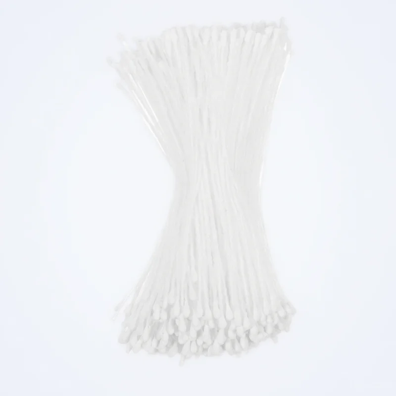 

Bulk Simulated Material Faux Floral Craft Buds For Diy Wedding Home Decoration Cake Scrapbook Crafts Cotton Thread