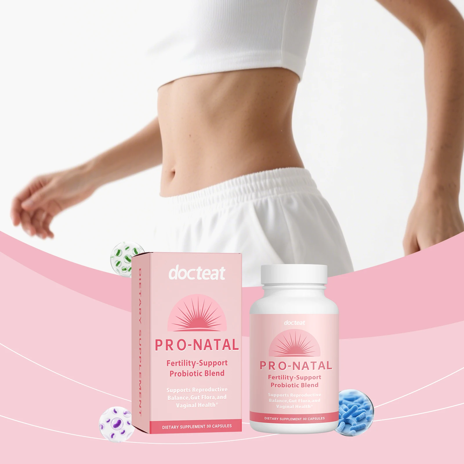 

Женские пробиотические капсулы, ежедневная добавка для ухода за балансом для женского здоровья, сияющий шарм