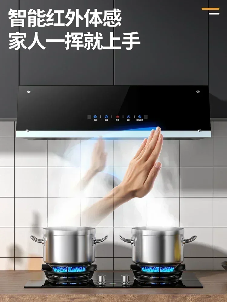 Estilo chinês Pequeno Top Range Hood, Grande Sucção, Cozinha Doméstica, Boa Esposa