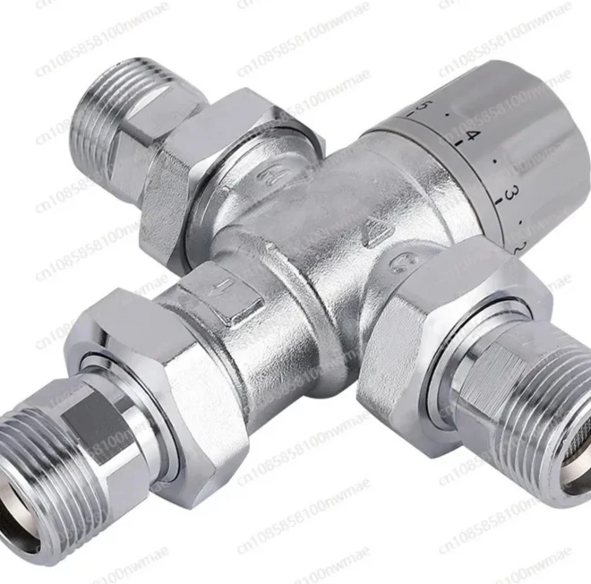 

Универсальный термостатический смеситель для душа, латунный хромированный клапан с автоматическим контролем температуры