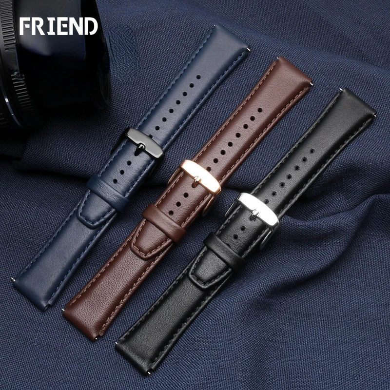 for Huawei B5 Bracelet Watch Strap Smart Sports Version Wrist Strap Steel Belt Men\'s Business Version Genuine Leather Watch Band