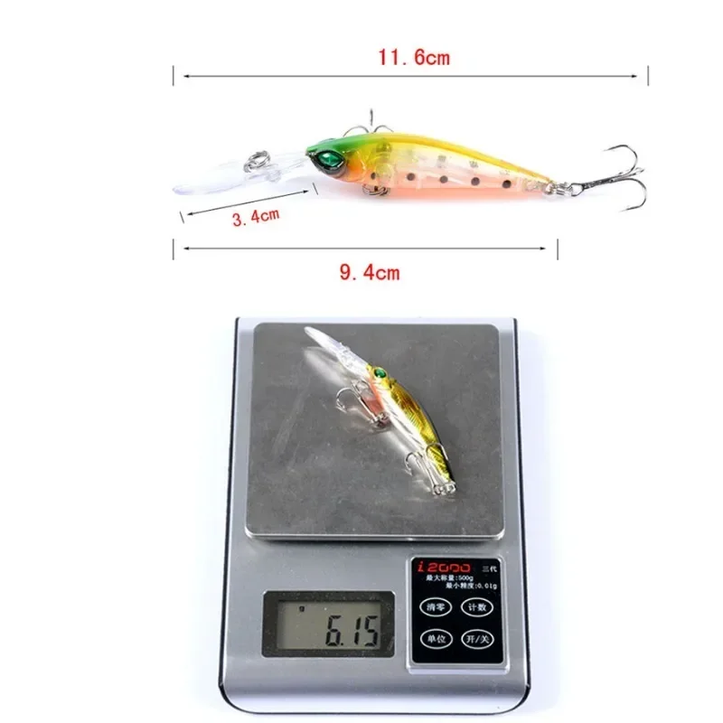 Minnow Crankbaits Fishing Lure/Accessories/Tackle Pesca Hooks Swimbait Hard Bait Artificial Wobbler For Fish/Pike/Trolling