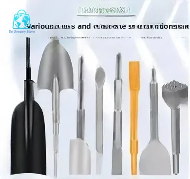 Small Electric Pick Chisel Widened and Lengthened Ultra-thin Flat Chisel Shovel Hexagonal Handle Drill Bit Concrete Pick