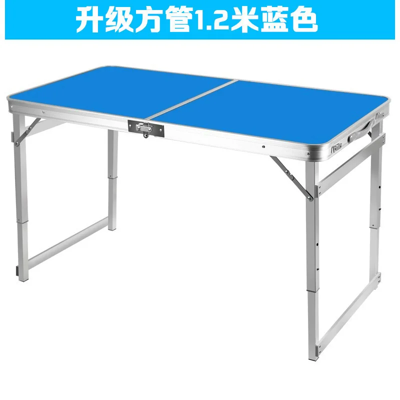 Multi-purpose folding table outdoor aluminum alloy portable stall table home decoration building materials exhibition table