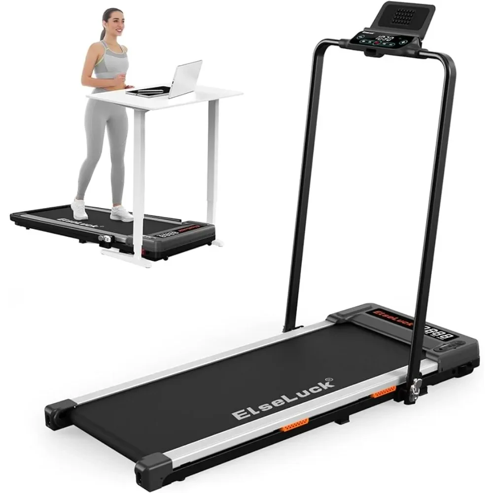 

2 in 1 Portable Walking Treadmill with Remote Control Walking Jogging Machine in LED Display Freight free