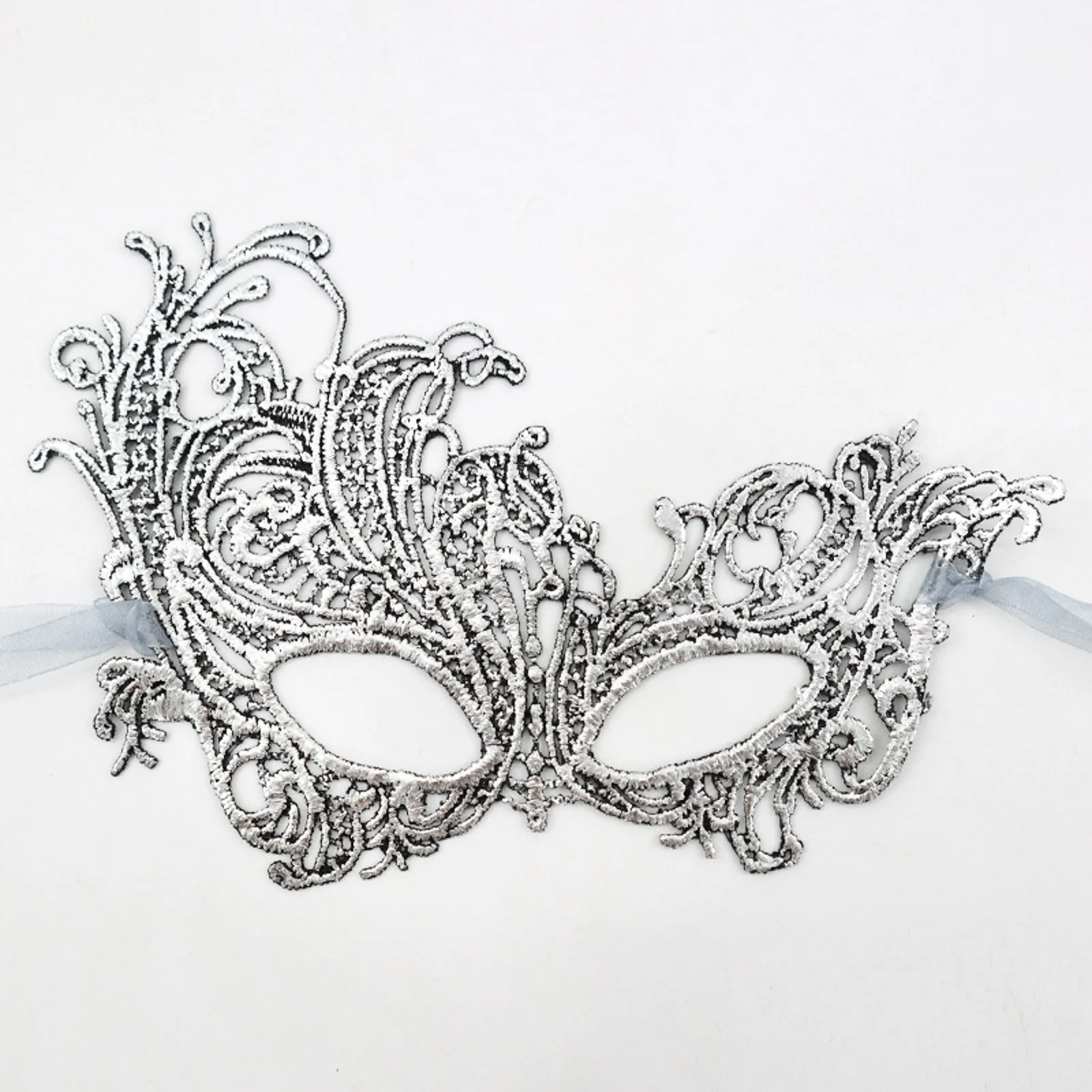 Black Queen Princess Gothic Mask Women Masquerade Half Face Mask Hollow Lace Sexy Cosplay Party Exotic Costume Halloween Wedding