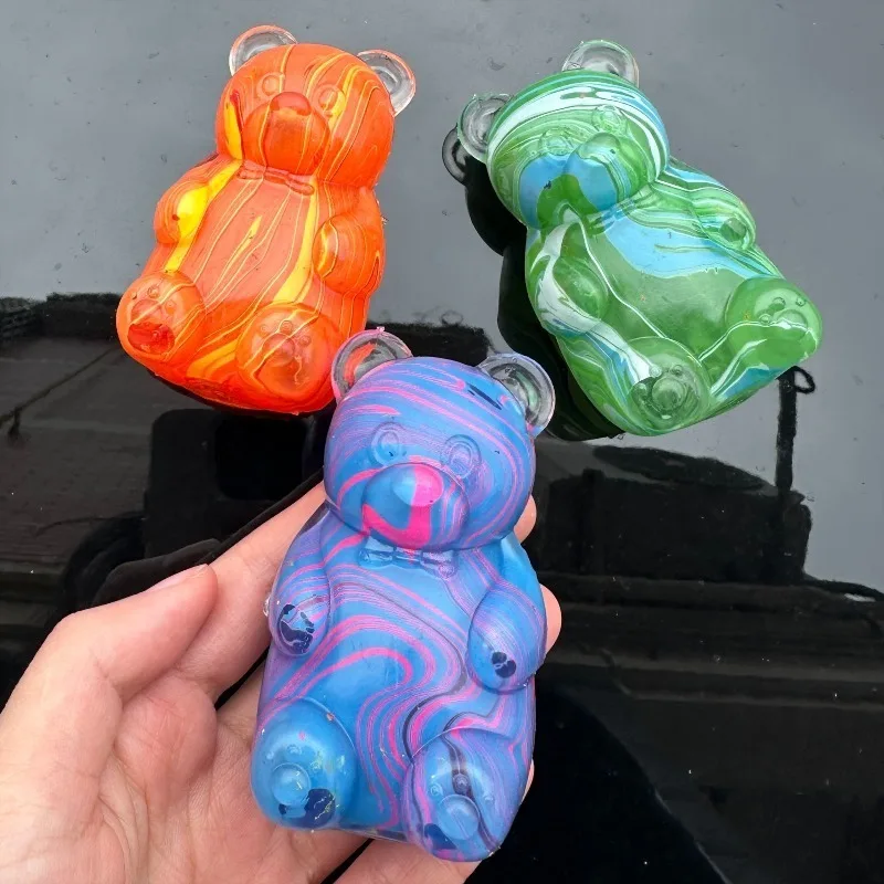 Squishy Cute Bear Pinching and Stress Relief Toy Maltose Pinching Squeeze Toy Strong Anti-Stress Relieve Anxiety Perfect Toy