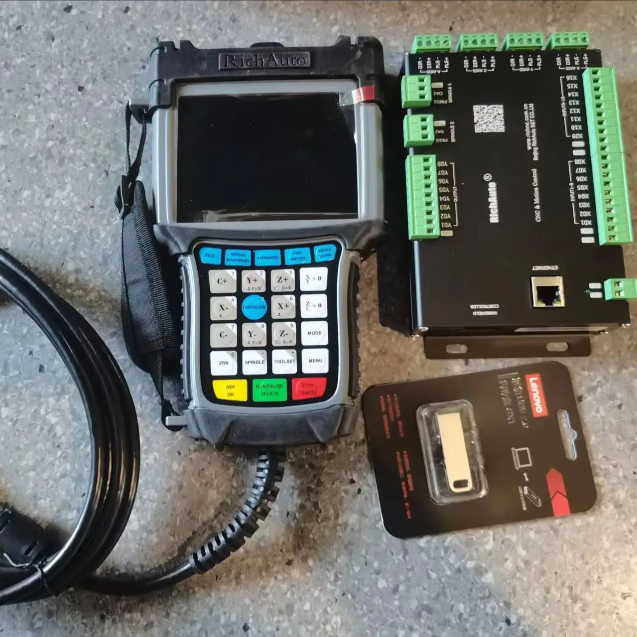

RichAuto DSP B57E CNC Controller 3axis ATC Machine Tool Offline Control System For Automatic Linear Tool Change Machine Tools