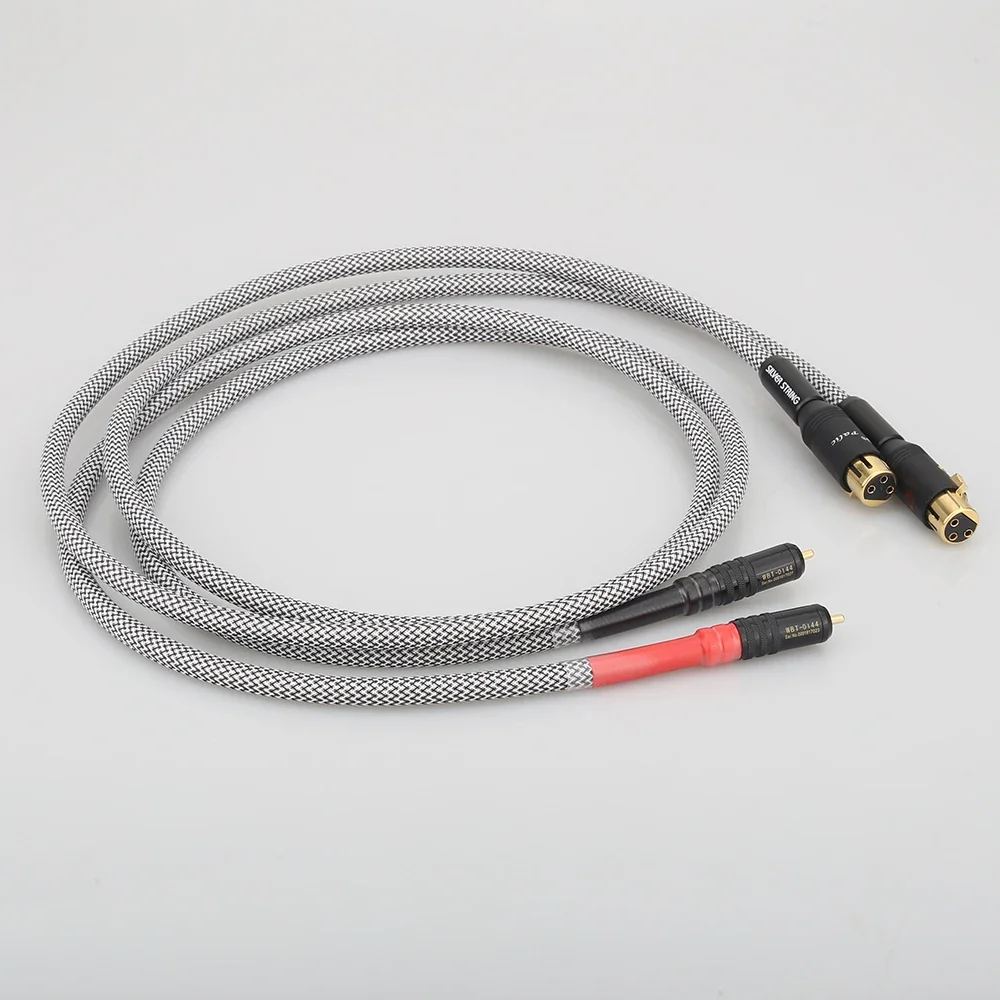 A26 XW62 High Quality audio Signature OFC Silver-Plated RCA Male To XLR Male Female Plug HiFi Audio Cable