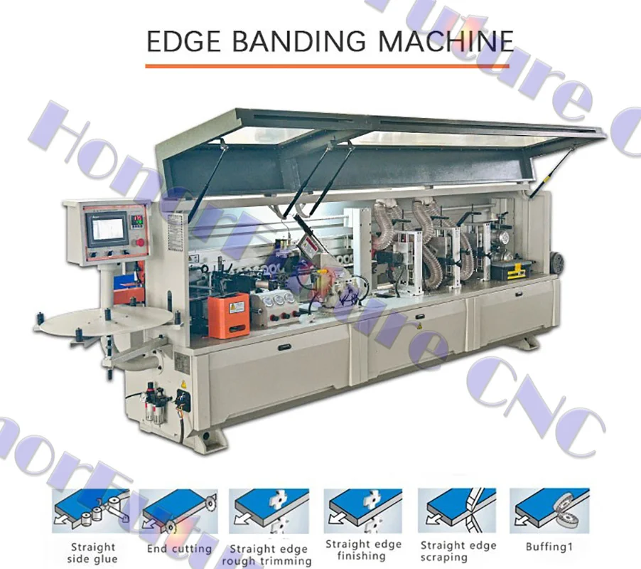 Automatic Pvc Mdf Edge Banding Machine Woodworking For Wood