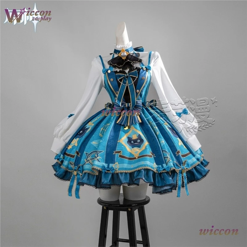 Нарядное платье Лолиты для девочек, новинка, Genshin Cafe in Soul, костюмы для косплея, женская обувь на Хэллоуин, карнавальная одежда