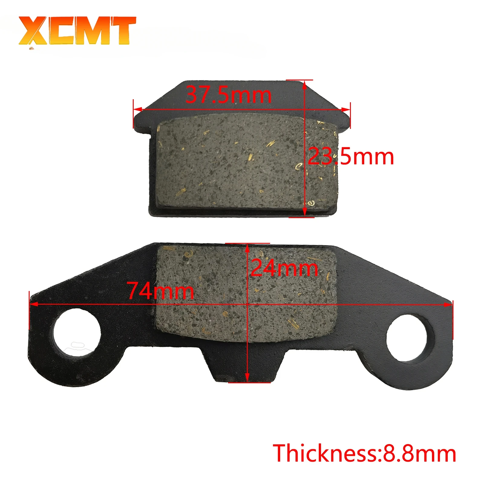 

Motorcycle ATV Quad Parts Disk Brake Pads For 50cc 70cc 90cc 110cc 125cc 140-160cc Bull Front Brake Universal Dirt Pit Bike