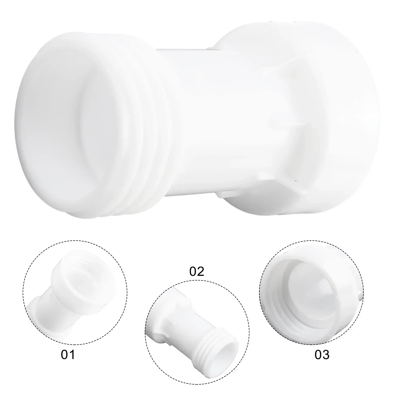 1pc S60x6 IT To AG Coarse Thread IBC Adapter Medium Size Bulk Cargo Tank Rainwater Tank Extension Joint Plastic Joint 110mm