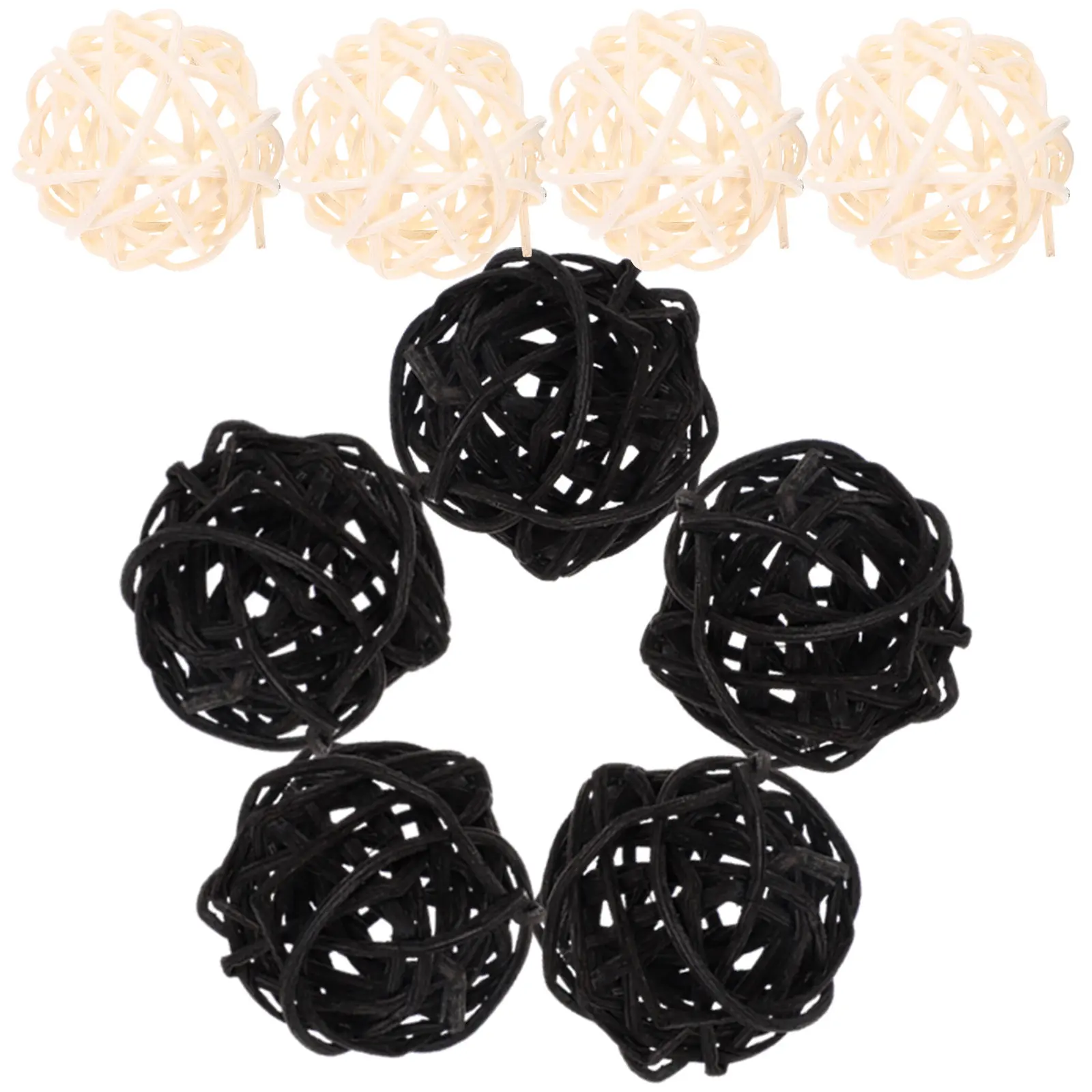 

20 шт. ротанговых шариков для ароматерапии, сменные наполнители для диффузоров, декоративные шары для дома и офиса