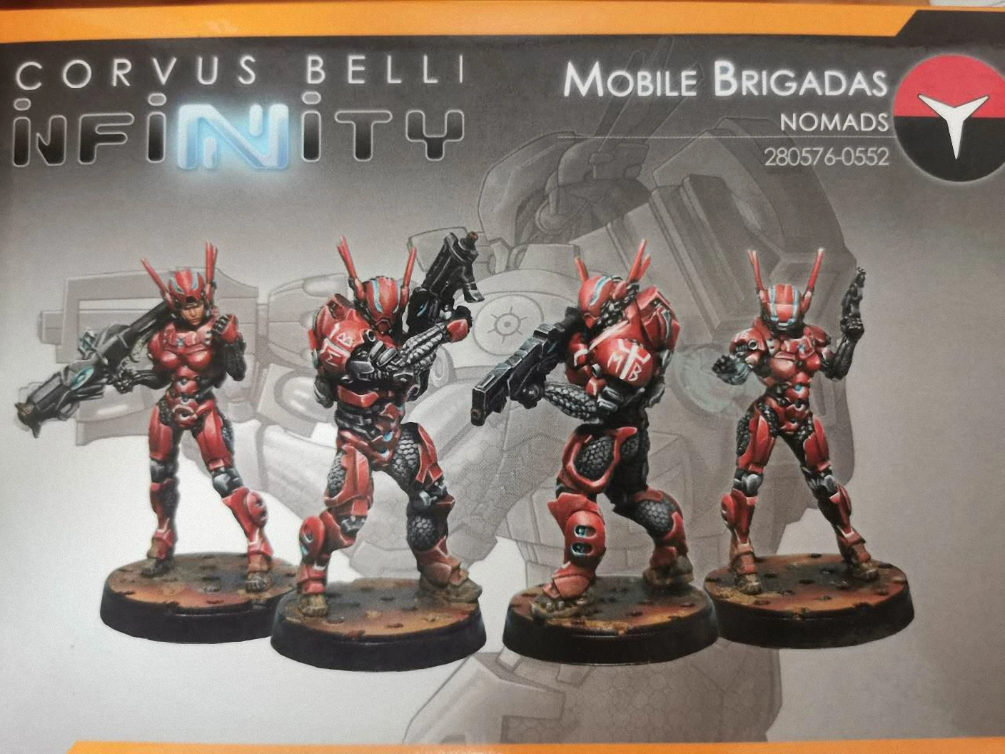 Resin Model Kit   iFiNITY MOBILE BRIGADAS NOMADS