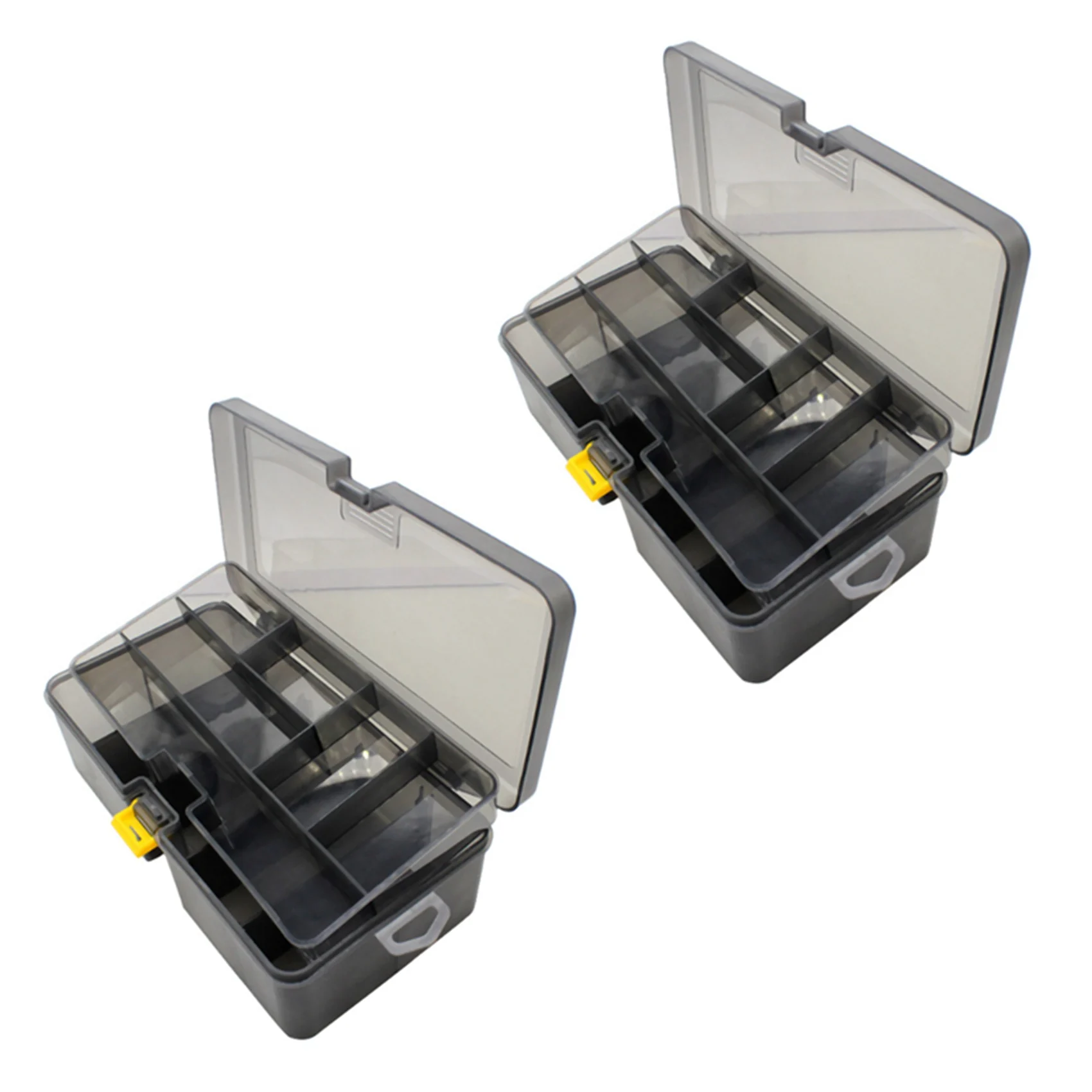 Picture 3: ABLB-2X Double Layer Fishing Tackle Box Lures Bait Storage Case Organizer Container Organizer Container Accessories