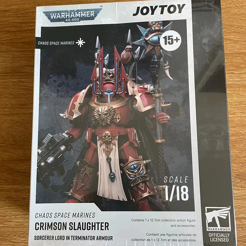 Joytoy Dark Source Warhammer 40k Chaos Star Warrior Terminator Armor Wizard Lord 1:18 Mobile Soldier The Boy Collects Birthday P