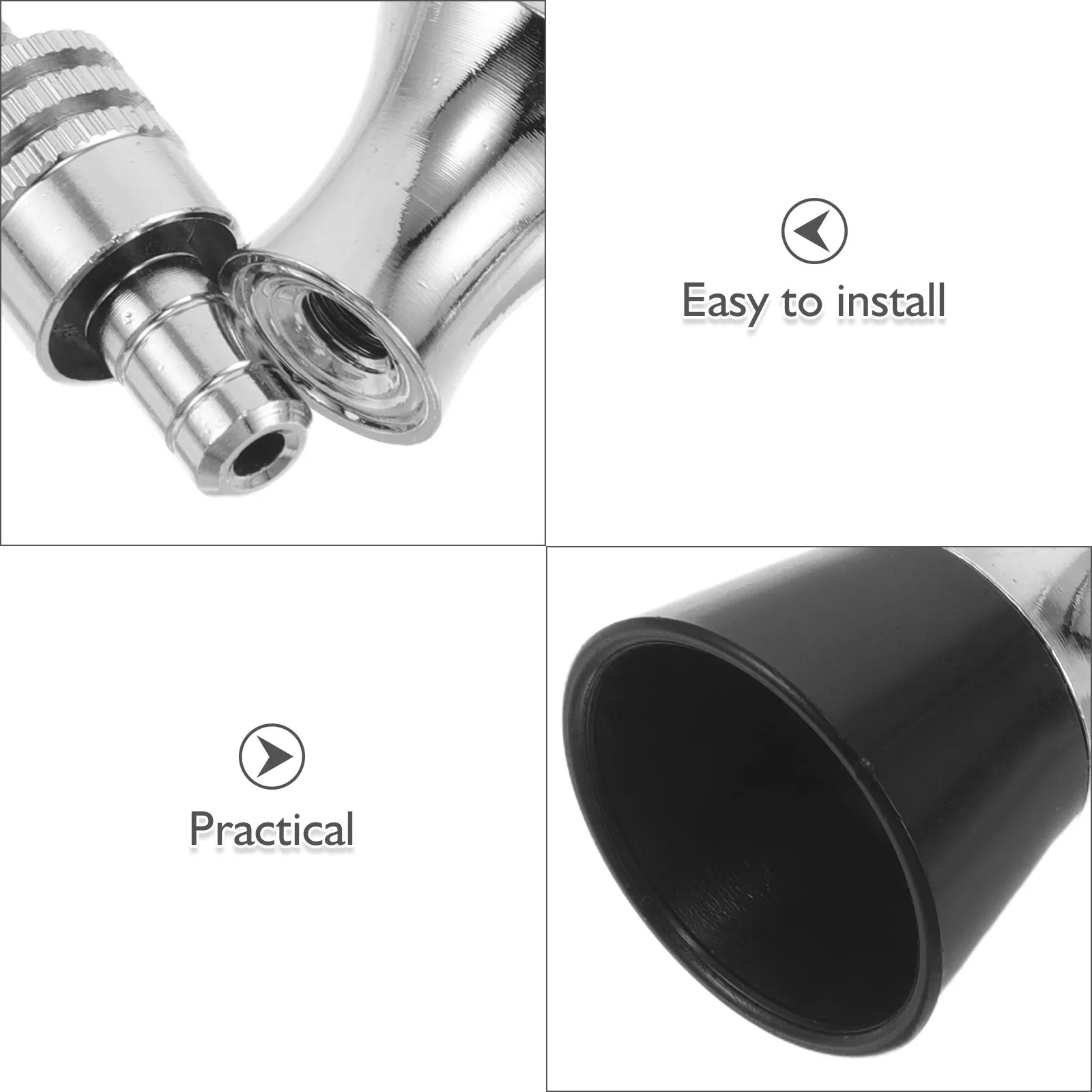 1Set Stethoscope Replacement Head Metal Chestpiece Diagnostic Tool Repair Parts Nursing Accessories Diaphragm Connection