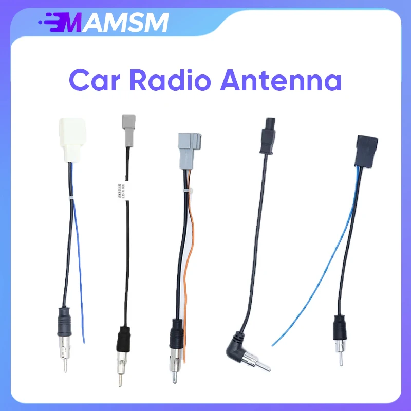 

MAMSM For HONDA TOYOTA ISUZU VM Car Radio AM FM Antenna Converter Adapter DVD Stereo Car Accessory Replacement Parts