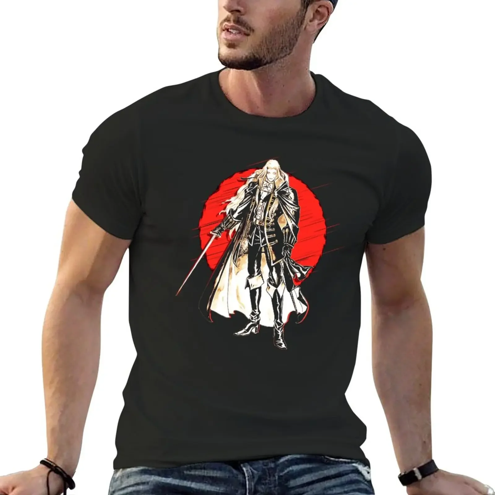 New Alucard - Castlevania Perfect Gift For Fan T-Shirt quick drying t-shirt Anime t-shirt sweat shirt mens workout shirts