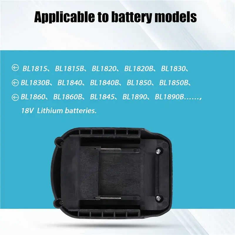 LLCS-Li- Battery Adapter Converter For 18V Li- Battery For Devon Electric Power Tools 2
