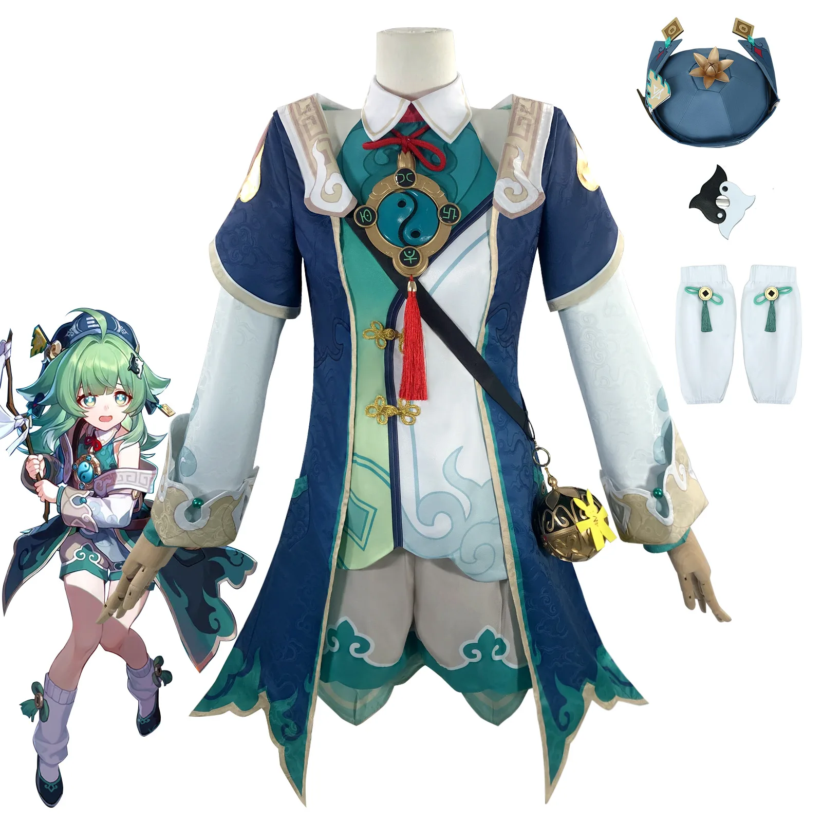 

Translations: Genshin Impact Star Rail Cosplay Costume Huohuo Cosplay Outfit Huohuo Game Cute Set Anime Character Role Play