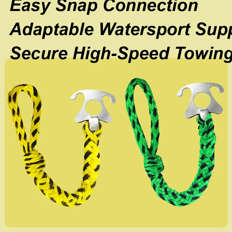 ボート牽引ロープ-ボート牽引ハーネス-チューブ用-高耐久ウォータースポーツアクセサリー-ステンレススチールファスナー付き-ドッキングセーリング用