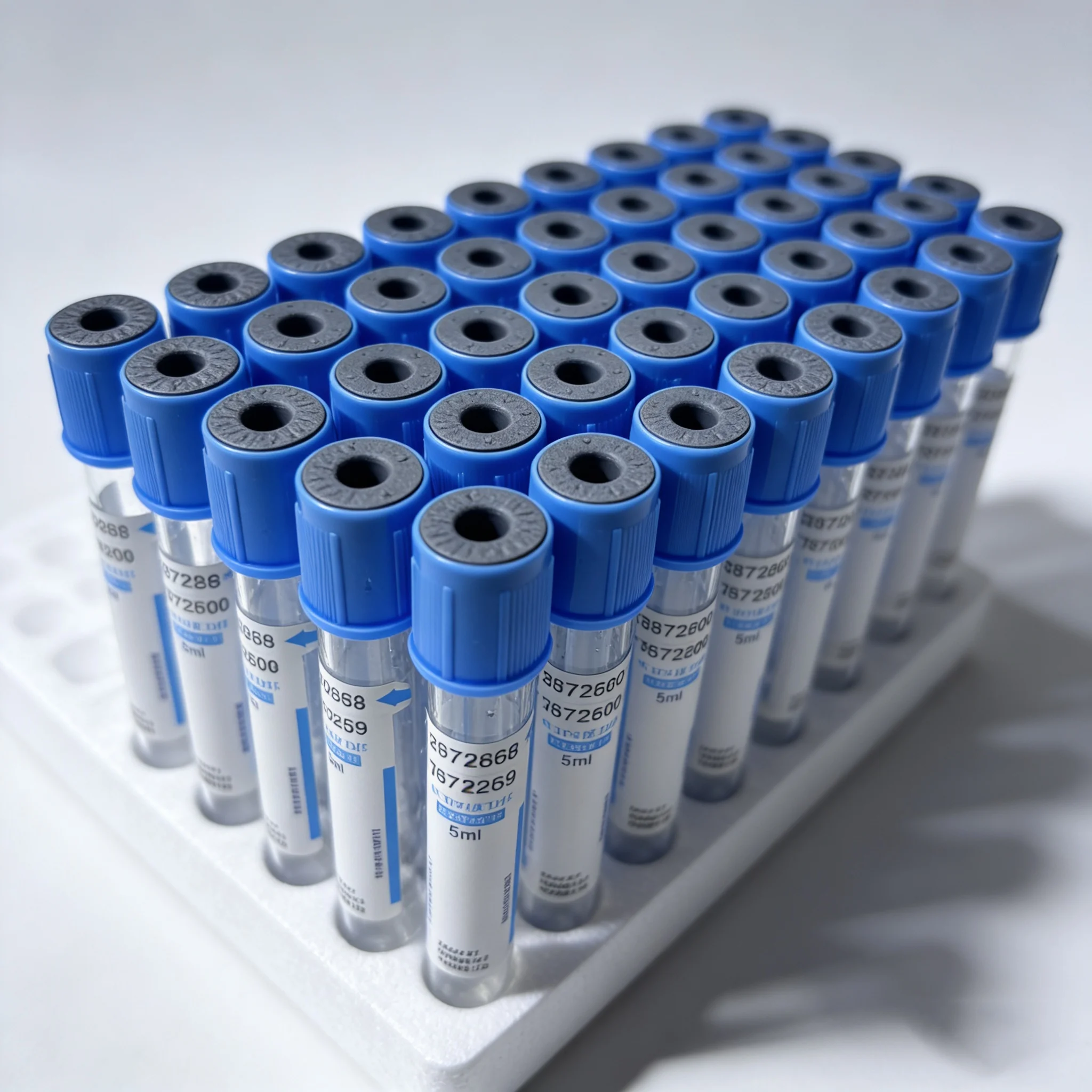 Probówka próżniowa do pobierania krwi jednorazowego użytku 5ml/10ml, 3,2% cytryny sodu, probówka do testu PT, sterylna probówka do badań krwi, probówka PRP, materiały laboratoryjne — zdjęcie produktu 5