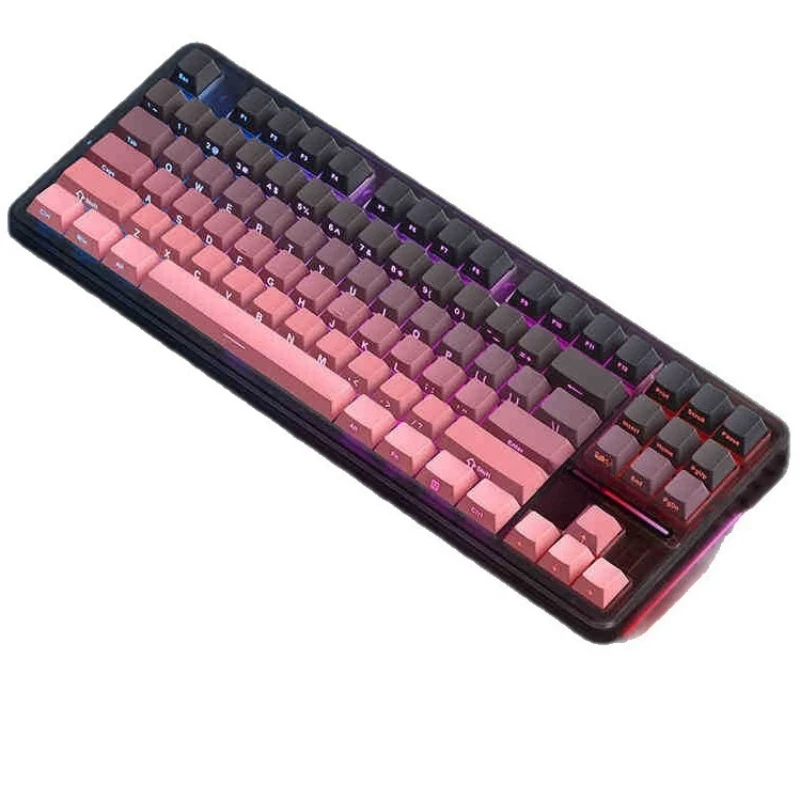 

F87Pro mechanical keyboard customized three mode wireless bluetooth computer game e sports special side engraved keycap